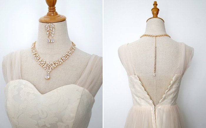 Statement Necklaces for a Glamorous Wedding Day